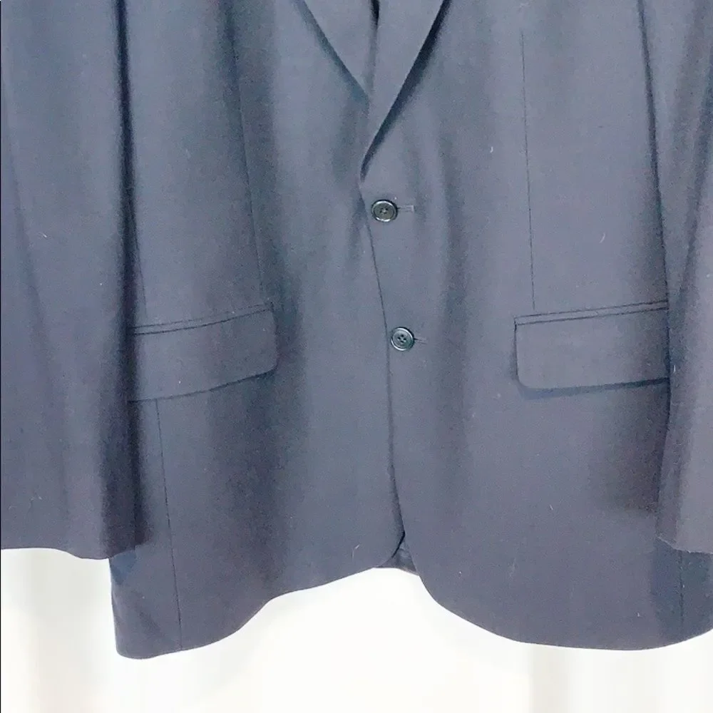 BROOKS BROTHERS 346 Navy Blue 2 Button Blazer_4